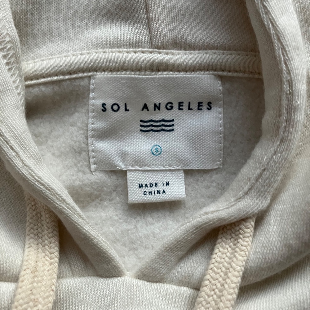 Sol Angeles Enjoy the Now highland hoodie, small NWT - Picture 4 of 6